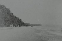 View north along the beach